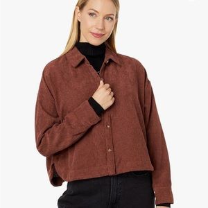 Madewell Corduroy Hartfield Cropped Shirt